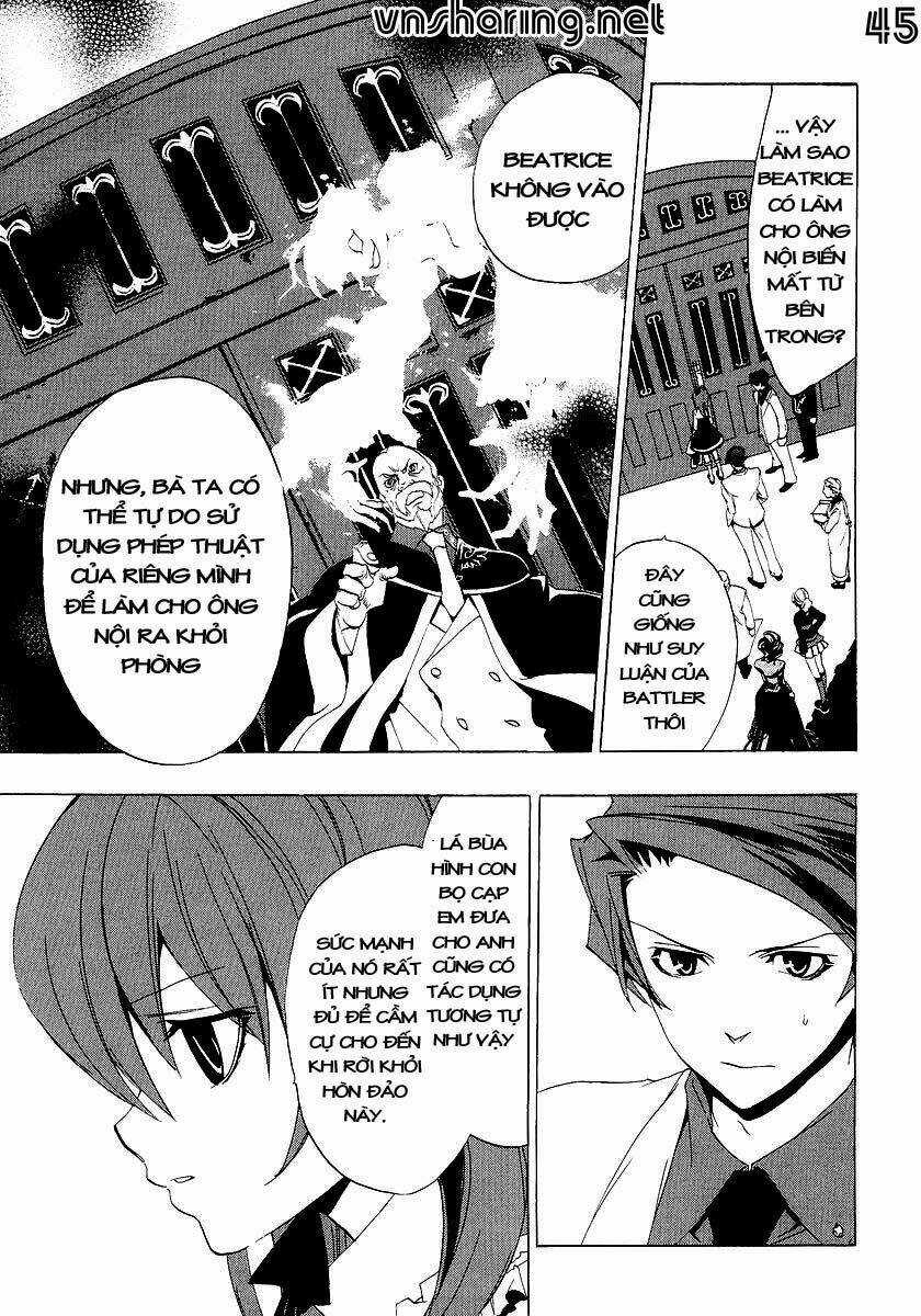 Umineko no Naku Koro ni Episode 1: Legend of the Golden Witch Chapter 17 trang 45