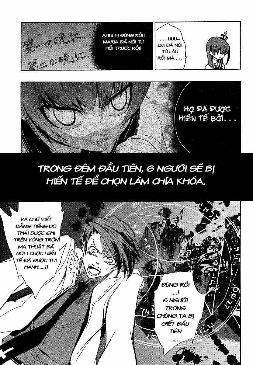 Umineko no Naku Koro ni Episode 1: Legend of the Golden Witch Chapter 18 trang 28