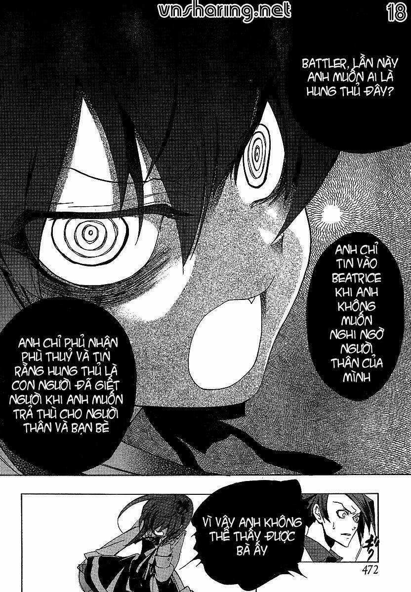 Umineko no Naku Koro ni Episode 1: Legend of the Golden Witch Chapter 19 trang 18