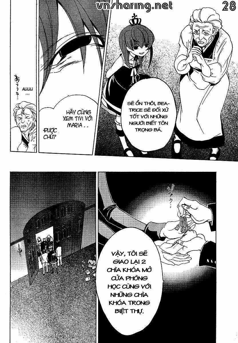 Umineko no Naku Koro ni Episode 1: Legend of the Golden Witch Chapter 19 trang 27