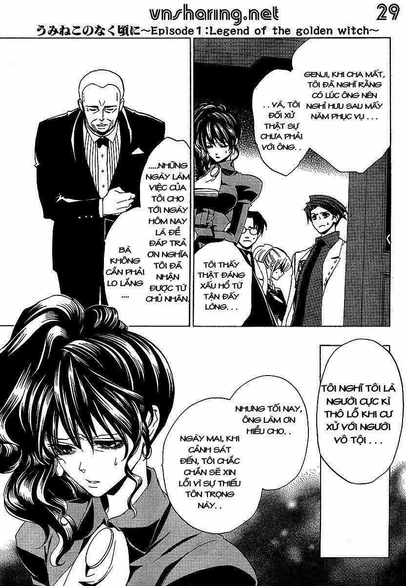 Umineko no Naku Koro ni Episode 1: Legend of the Golden Witch Chapter 19 trang 28