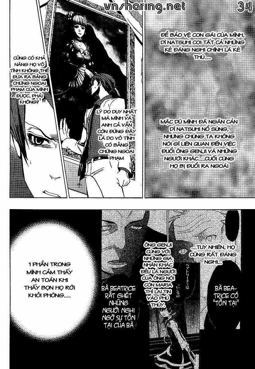 Umineko no Naku Koro ni Episode 1: Legend of the Golden Witch Chapter 19 trang 33