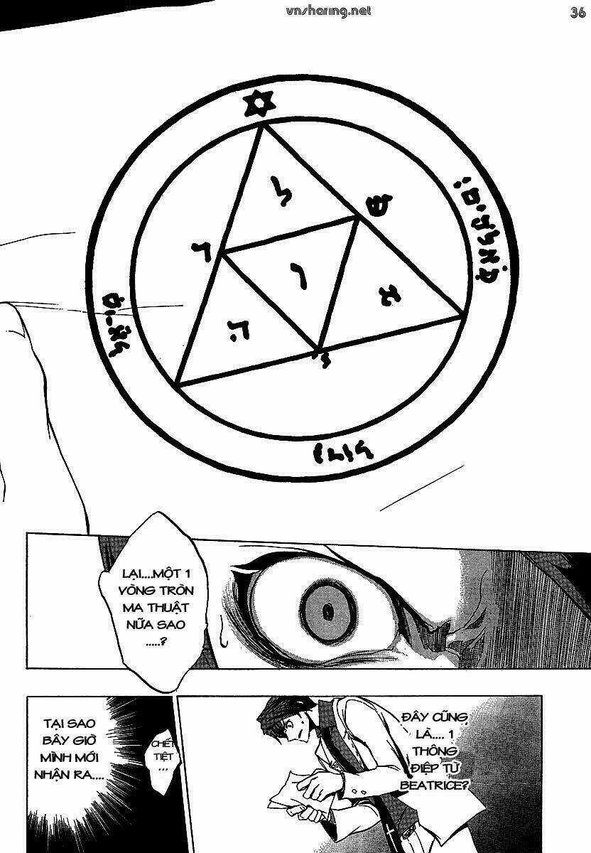 Umineko no Naku Koro ni Episode 1: Legend of the Golden Witch Chapter 19 trang 35