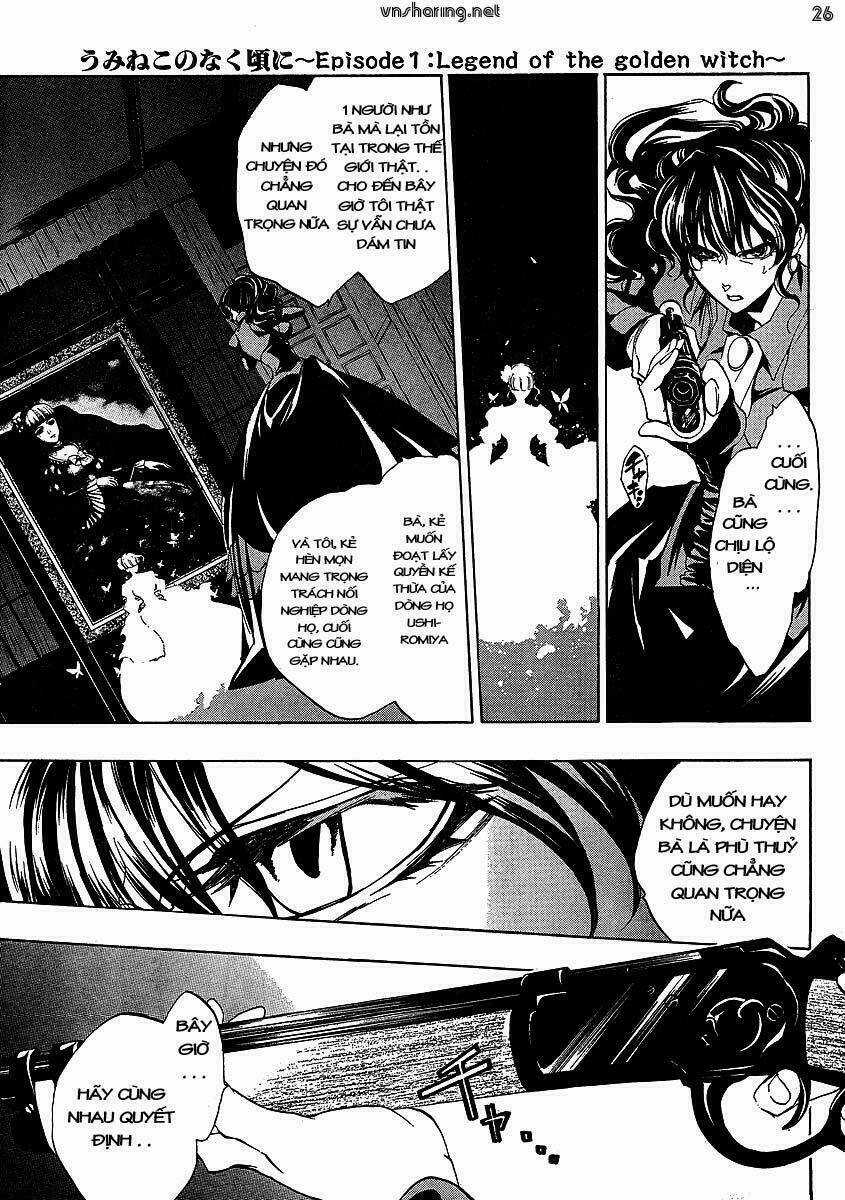 Umineko no Naku Koro ni Episode 1: Legend of the Golden Witch Chapter 21 trang 24