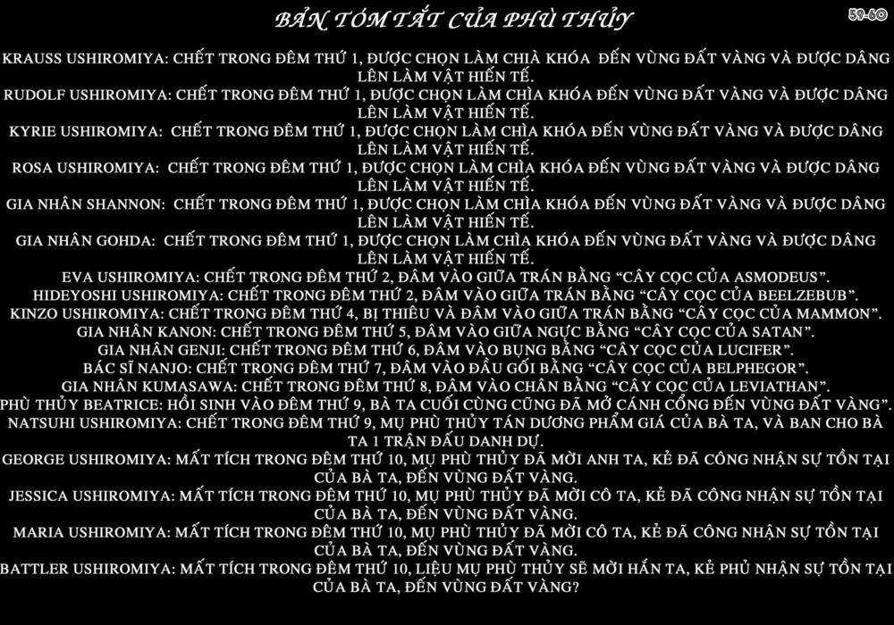 Umineko no Naku Koro ni Episode 1: Legend of the Golden Witch Chapter 21 trang 50