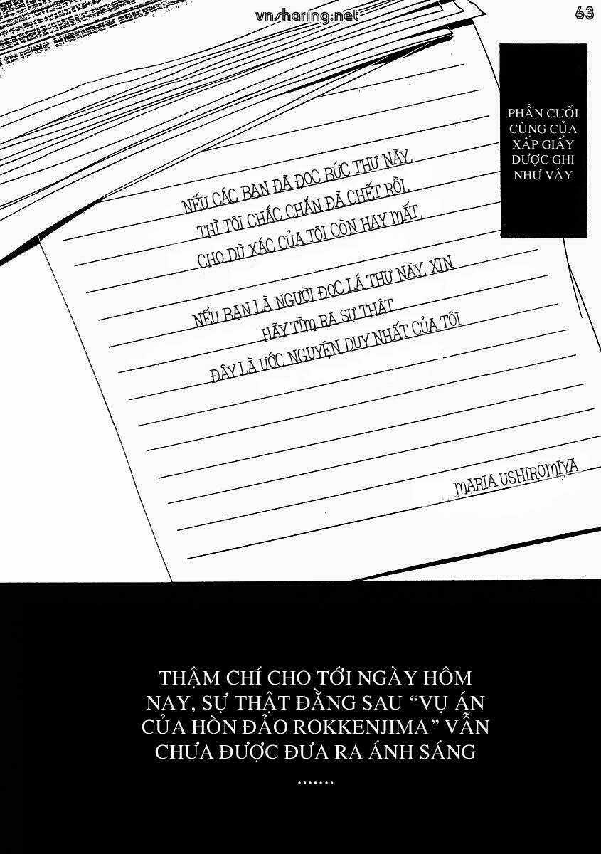 Umineko no Naku Koro ni Episode 1: Legend of the Golden Witch Chapter 21 trang 52