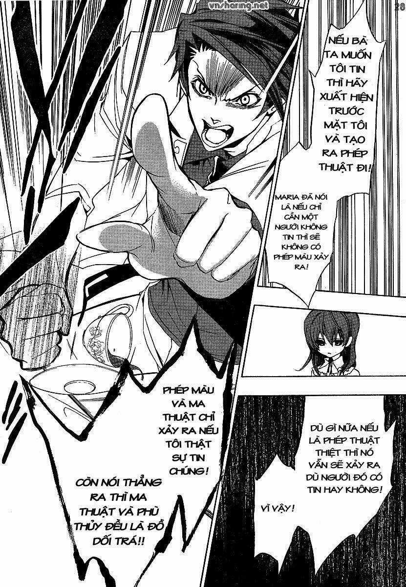 Umineko no Naku Koro ni Episode 1: Legend of the Golden Witch Chapter 22 trang 27