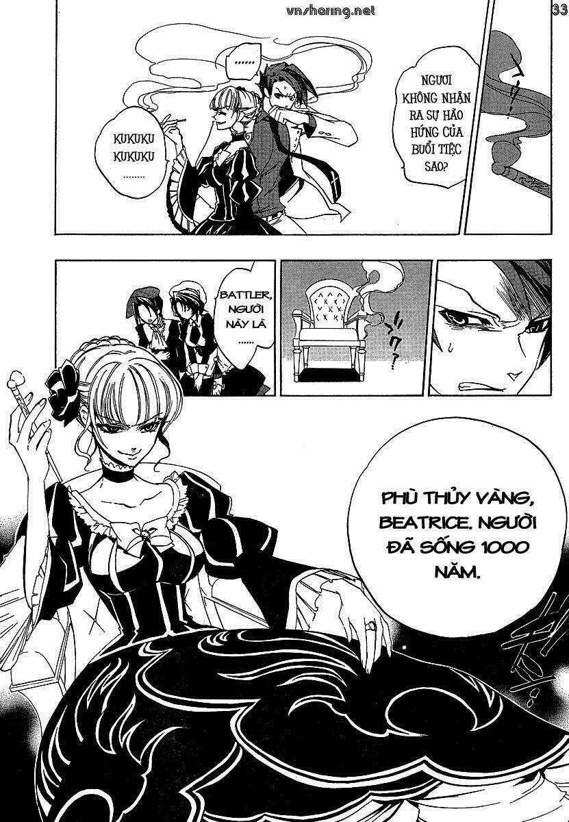 Umineko no Naku Koro ni Episode 1: Legend of the Golden Witch Chapter 22 trang 31