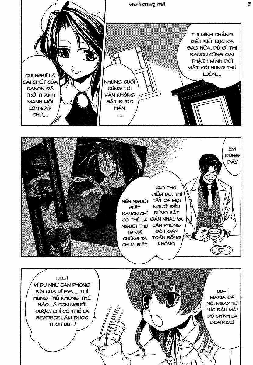 Umineko no Naku Koro ni Episode 1: Legend of the Golden Witch Chapter 22 trang 6