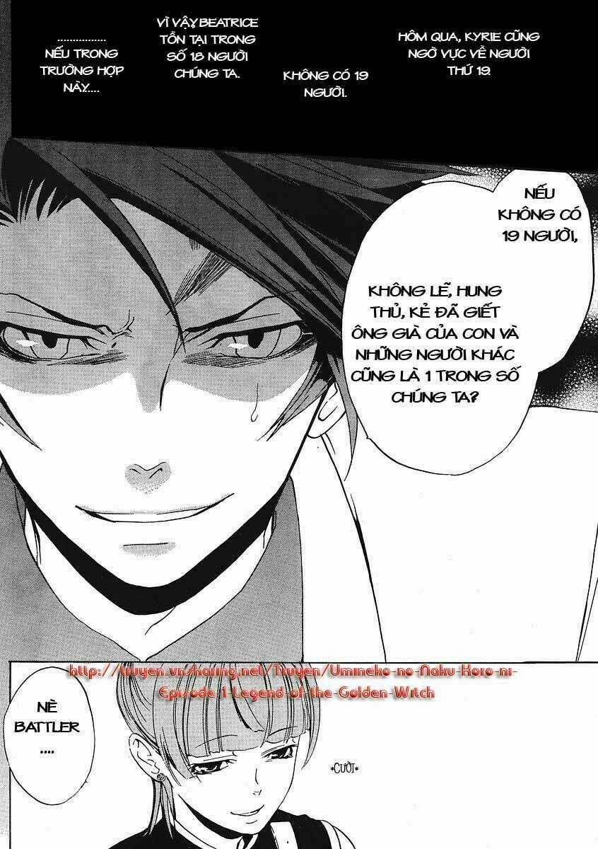 Umineko no Naku Koro ni Episode 1: Legend of the Golden Witch Chapter 9 trang 12