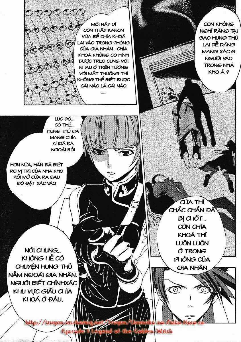 Umineko no Naku Koro ni Episode 1: Legend of the Golden Witch Chapter 9 trang 13