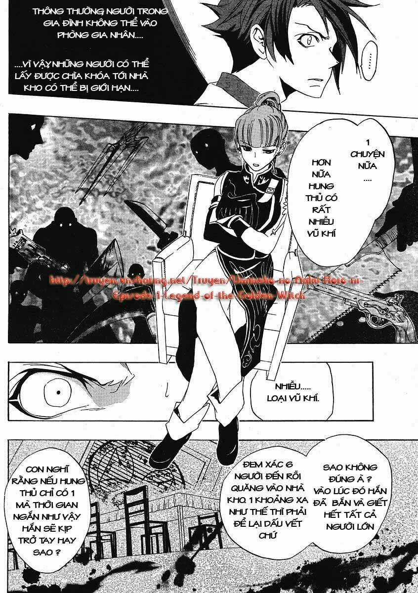 Umineko no Naku Koro ni Episode 1: Legend of the Golden Witch Chapter 9 trang 14