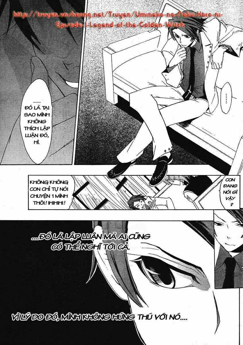 Umineko no Naku Koro ni Episode 1: Legend of the Golden Witch Chapter 9 trang 19