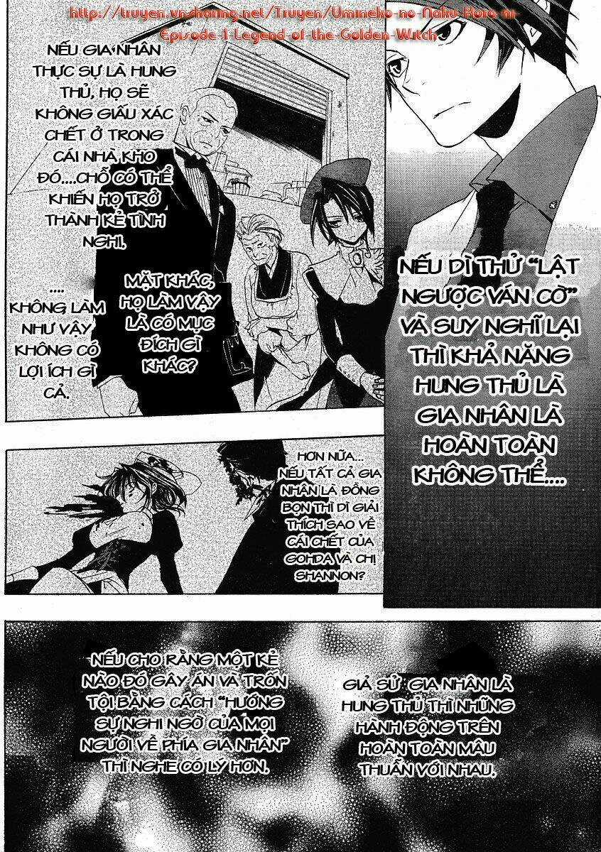 Umineko no Naku Koro ni Episode 1: Legend of the Golden Witch Chapter 9 trang 20