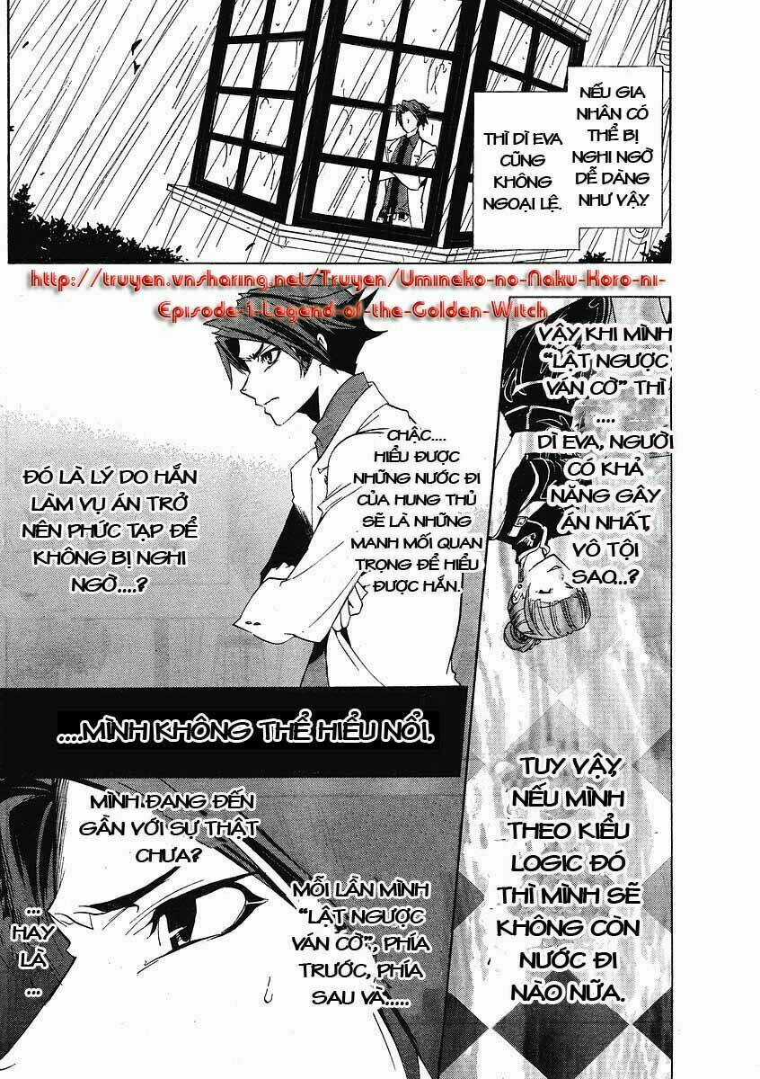 Umineko no Naku Koro ni Episode 1: Legend of the Golden Witch Chapter 9 trang 25