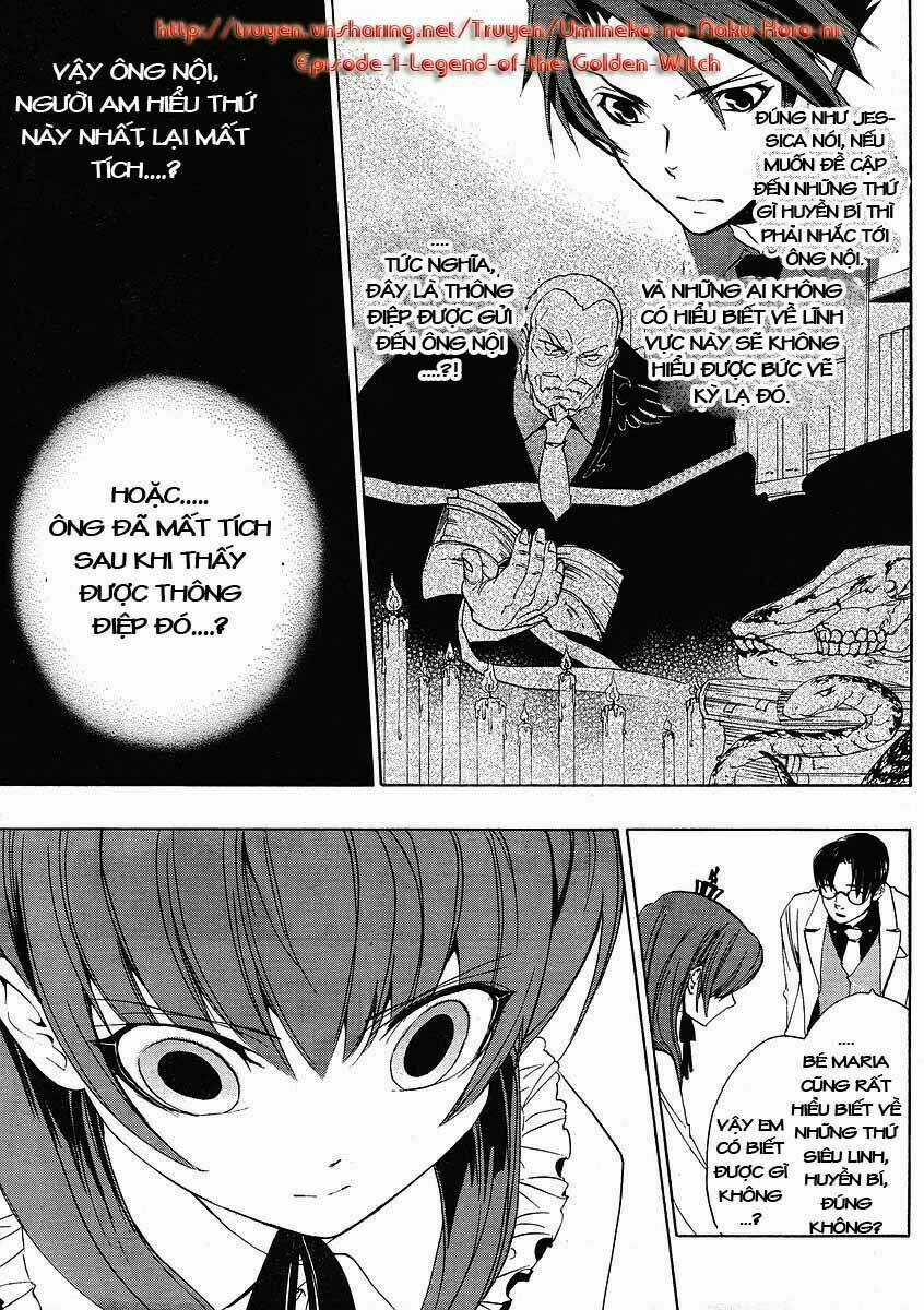 Umineko no Naku Koro ni Episode 1: Legend of the Golden Witch Chapter 9 trang 28