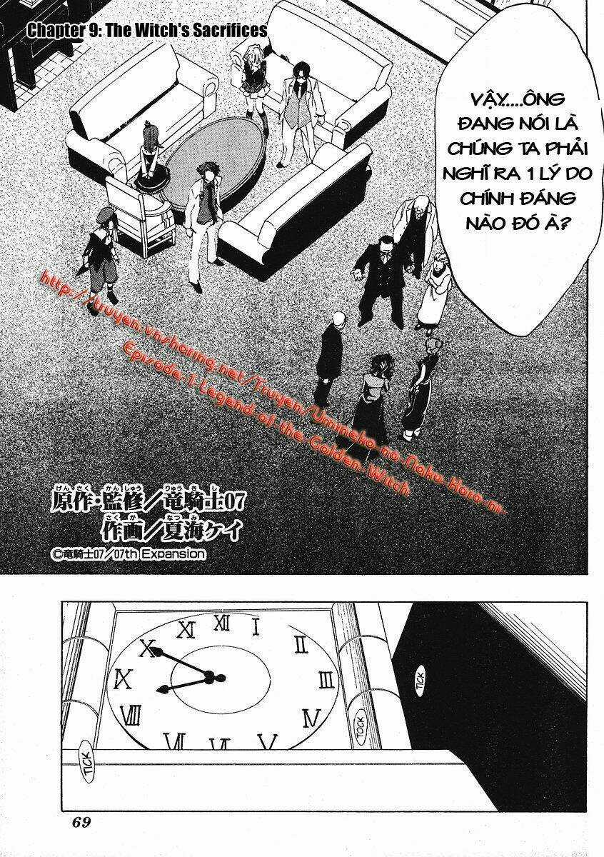 Umineko no Naku Koro ni Episode 1: Legend of the Golden Witch Chapter 9 trang 3