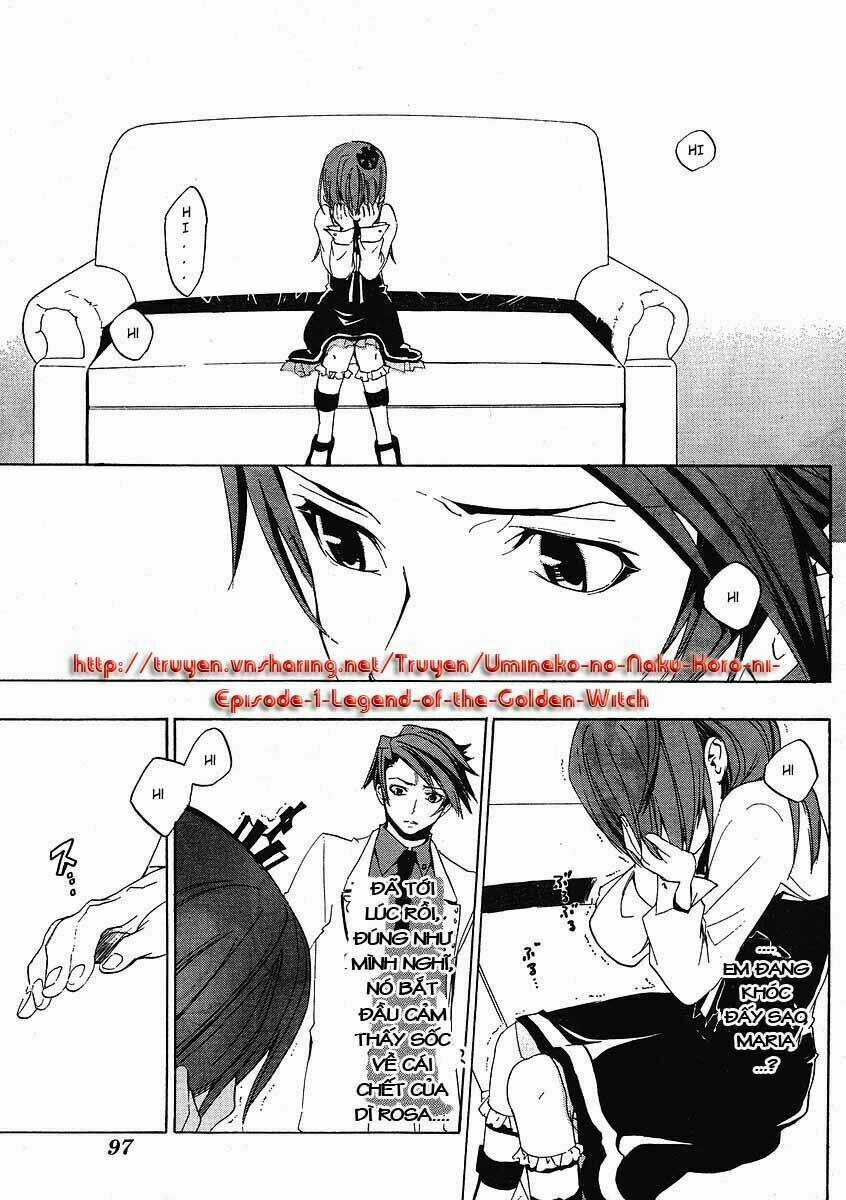 Umineko no Naku Koro ni Episode 1: Legend of the Golden Witch Chapter 9 trang 30