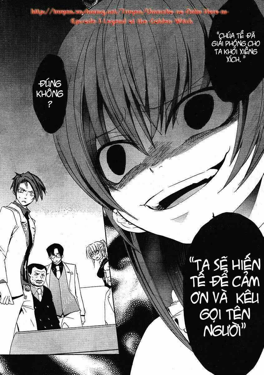 Umineko no Naku Koro ni Episode 1: Legend of the Golden Witch Chapter 9 trang 40