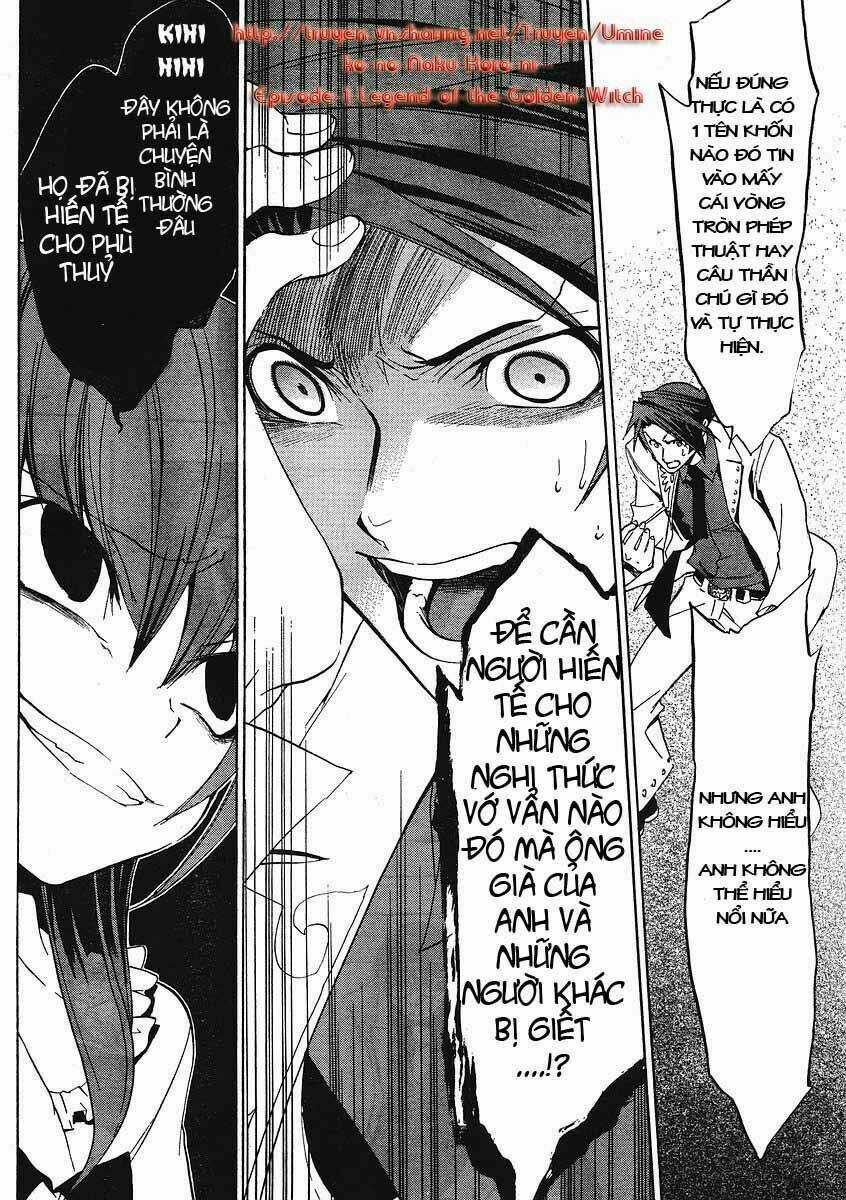 Umineko no Naku Koro ni Episode 1: Legend of the Golden Witch Chapter 9 trang 43