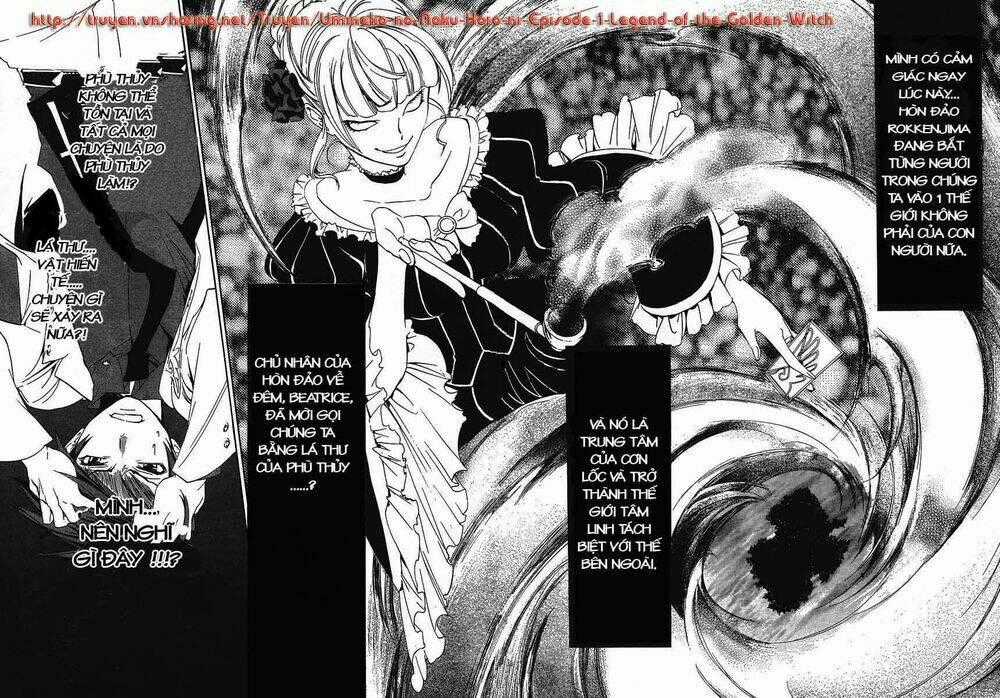 Umineko no Naku Koro ni Episode 1: Legend of the Golden Witch Chapter 9 trang 45