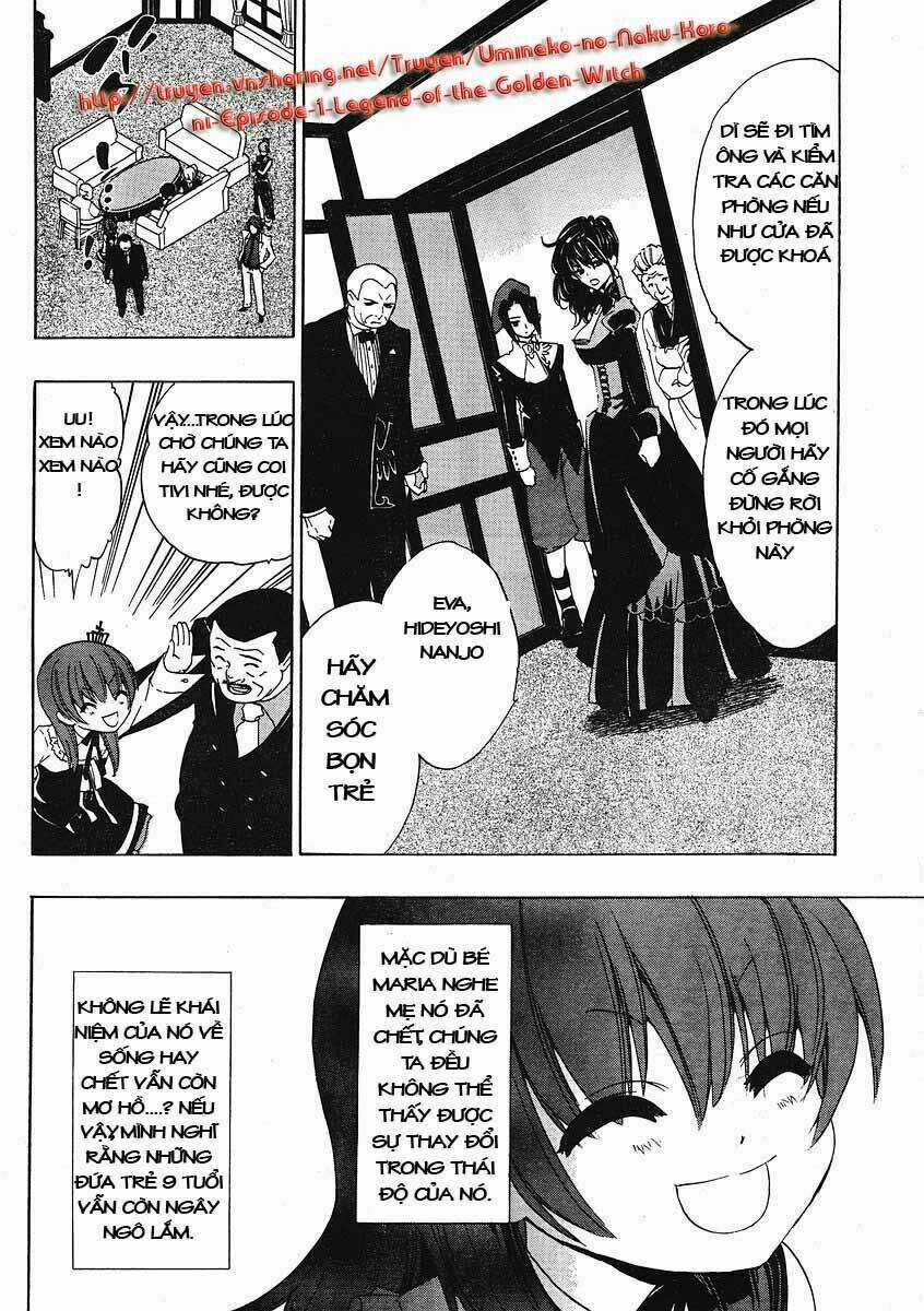 Umineko no Naku Koro ni Episode 1: Legend of the Golden Witch Chapter 9 trang 6