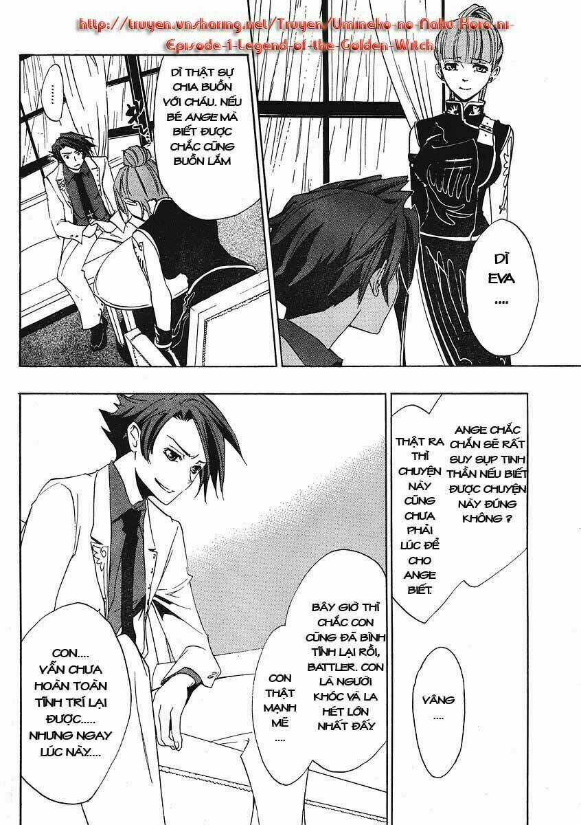 Umineko no Naku Koro ni Episode 1: Legend of the Golden Witch Chapter 9 trang 8