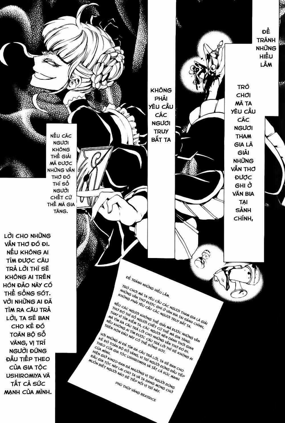 Umineko No Naku Koro Ni Episode 3: Banquet Of The Golden Witch Chapter 10 trang 1