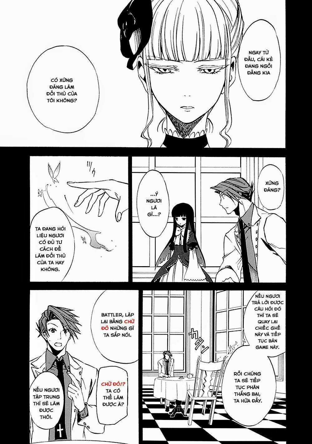 Umineko no Naku Koro ni Episode 4: Alliance of the Golden Witch Chapter 22 trang 27