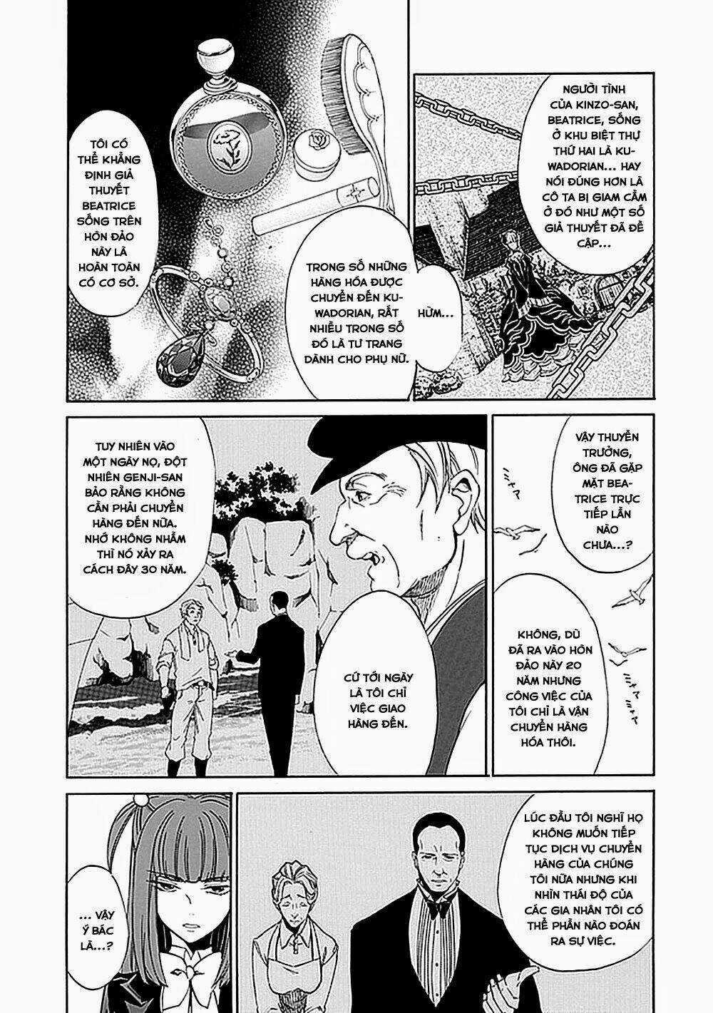 Umineko no Naku Koro ni Episode 4: Alliance of the Golden Witch Chapter 23 trang 6