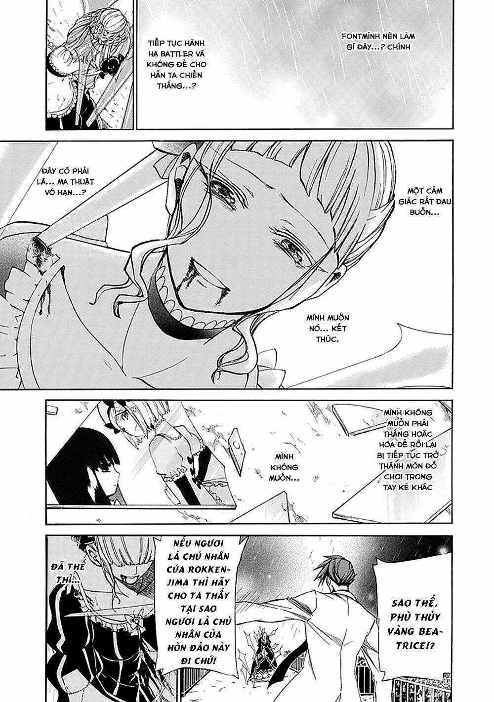 Umineko no Naku Koro ni Episode 4: Alliance of the Golden Witch Chapter 28 trang 23