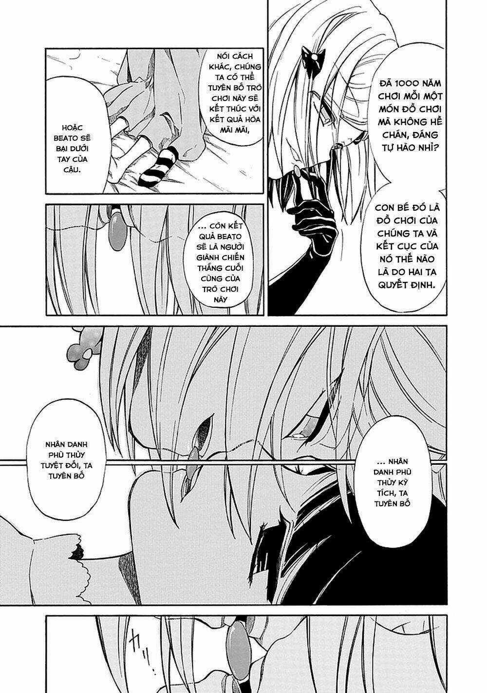 Umineko no Naku Koro ni Episode 4: Alliance of the Golden Witch Chapter 29 trang 11