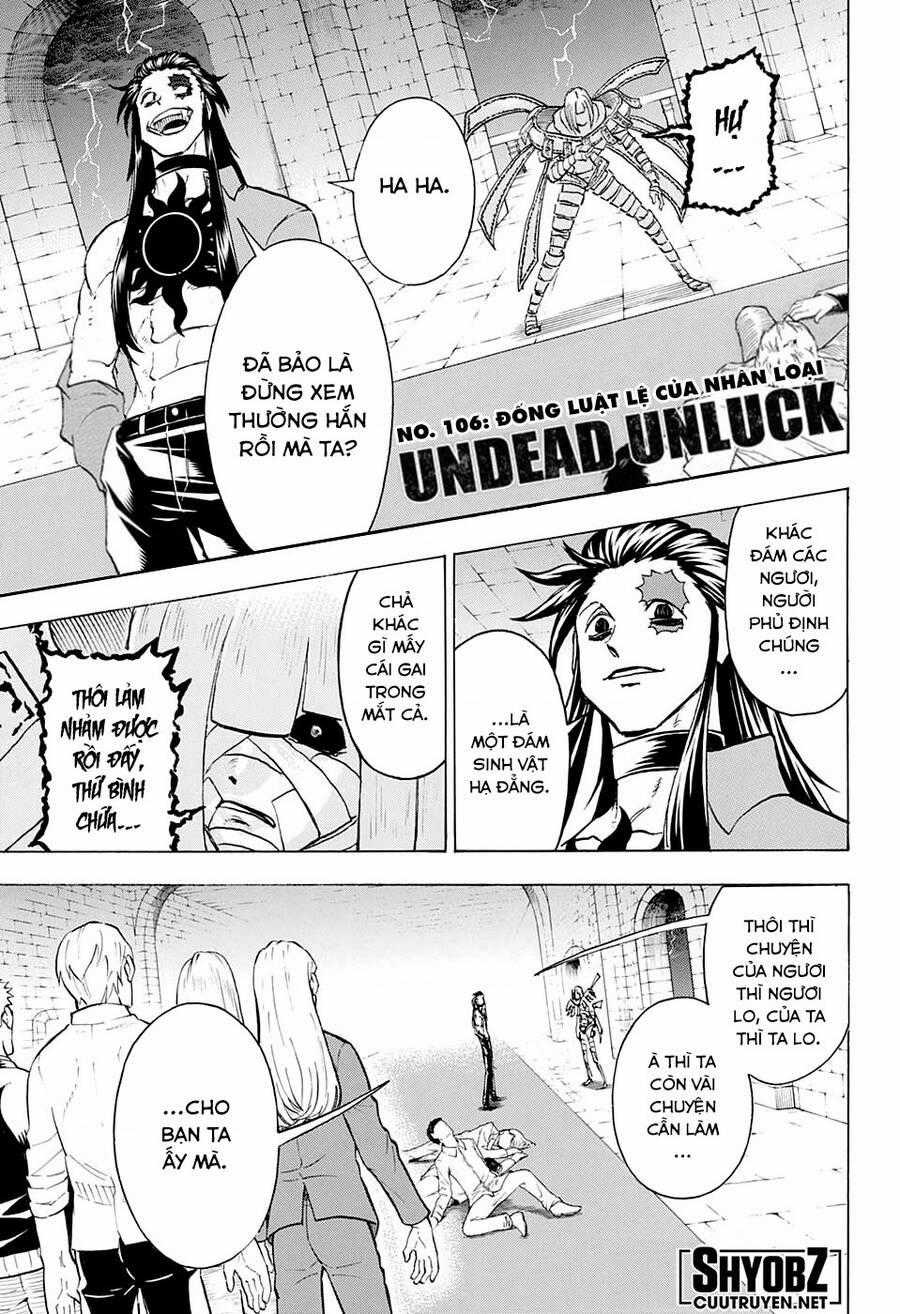 Undead Unluck Chapter 106 trang 1