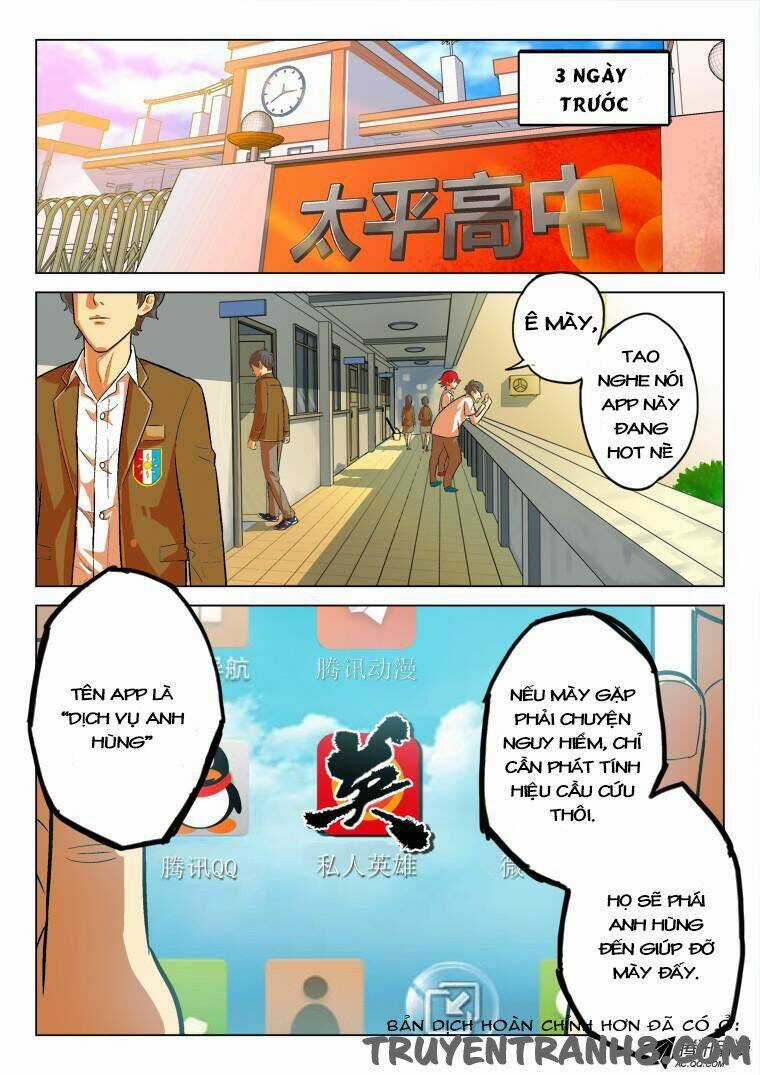 Ứng Dụng Anh Hùng Chapter 2 trang 2