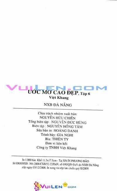 Ước Mơ Cao Đẹp Chapter 6 trang 167