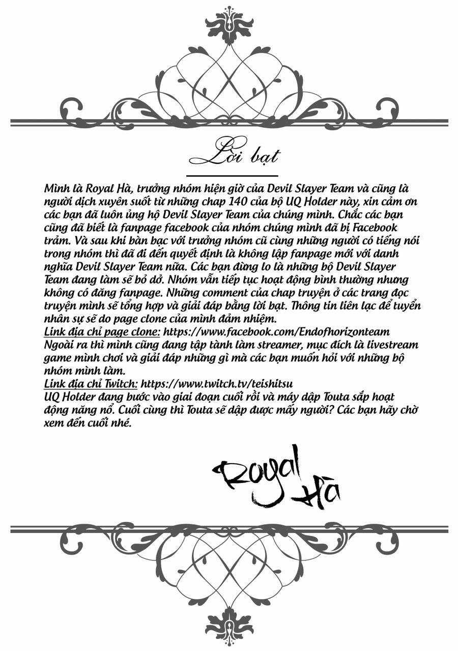 Uq Holder Chapter 179 trang 41