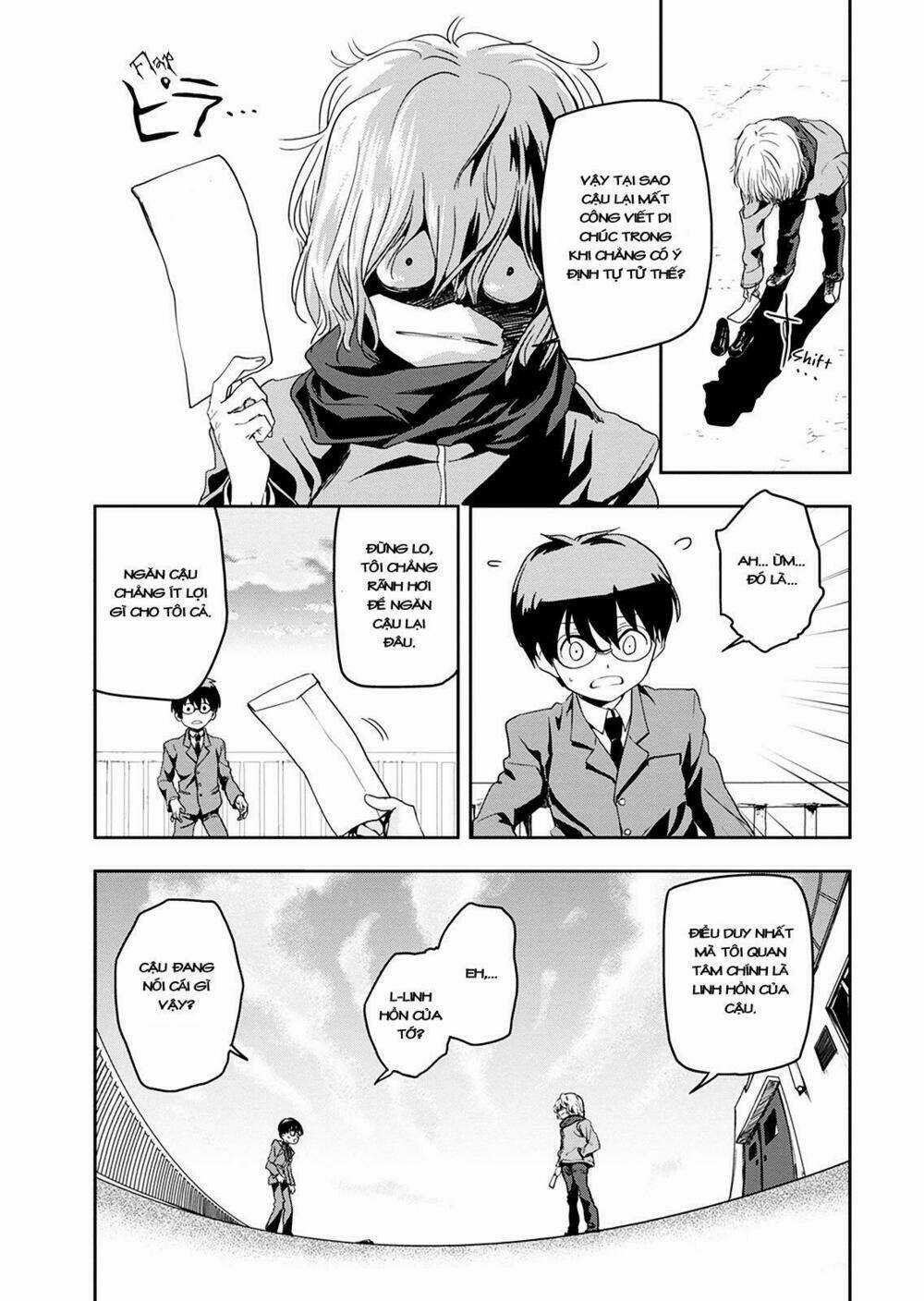 Ushiro - The Somber God Of Death Chapter 1 trang 10