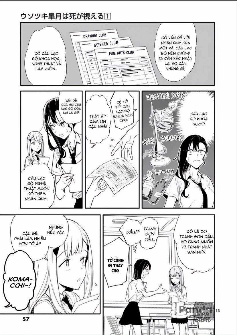 Usotsuki Satsuki Shi Ga Mieru Chapter 2 trang 14