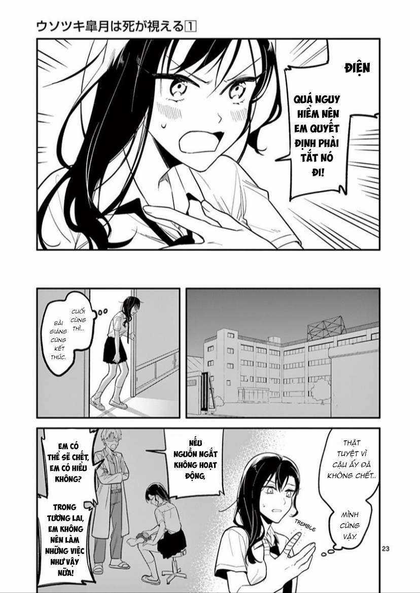 Usotsuki Satsuki Shi Ga Mieru Chapter 3 trang 23
