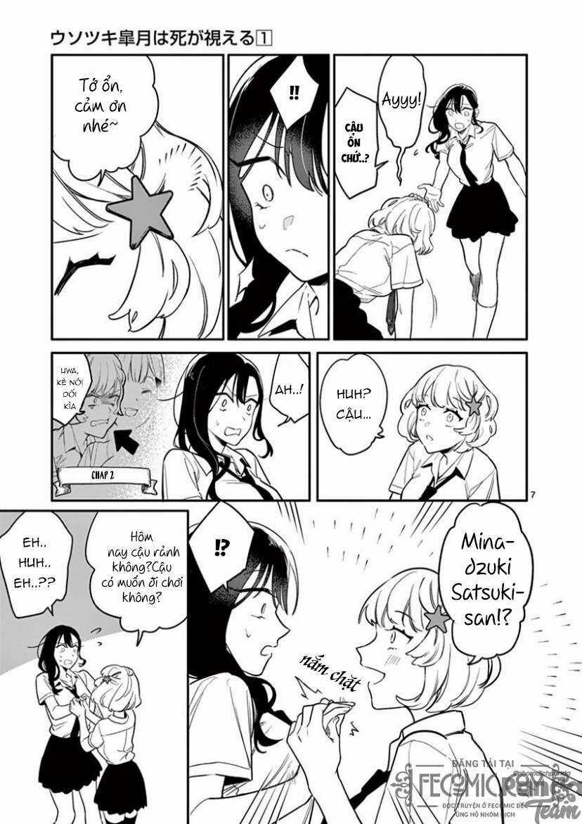 Usotsuki Satsuki Shi Ga Mieru Chapter 4 trang 8