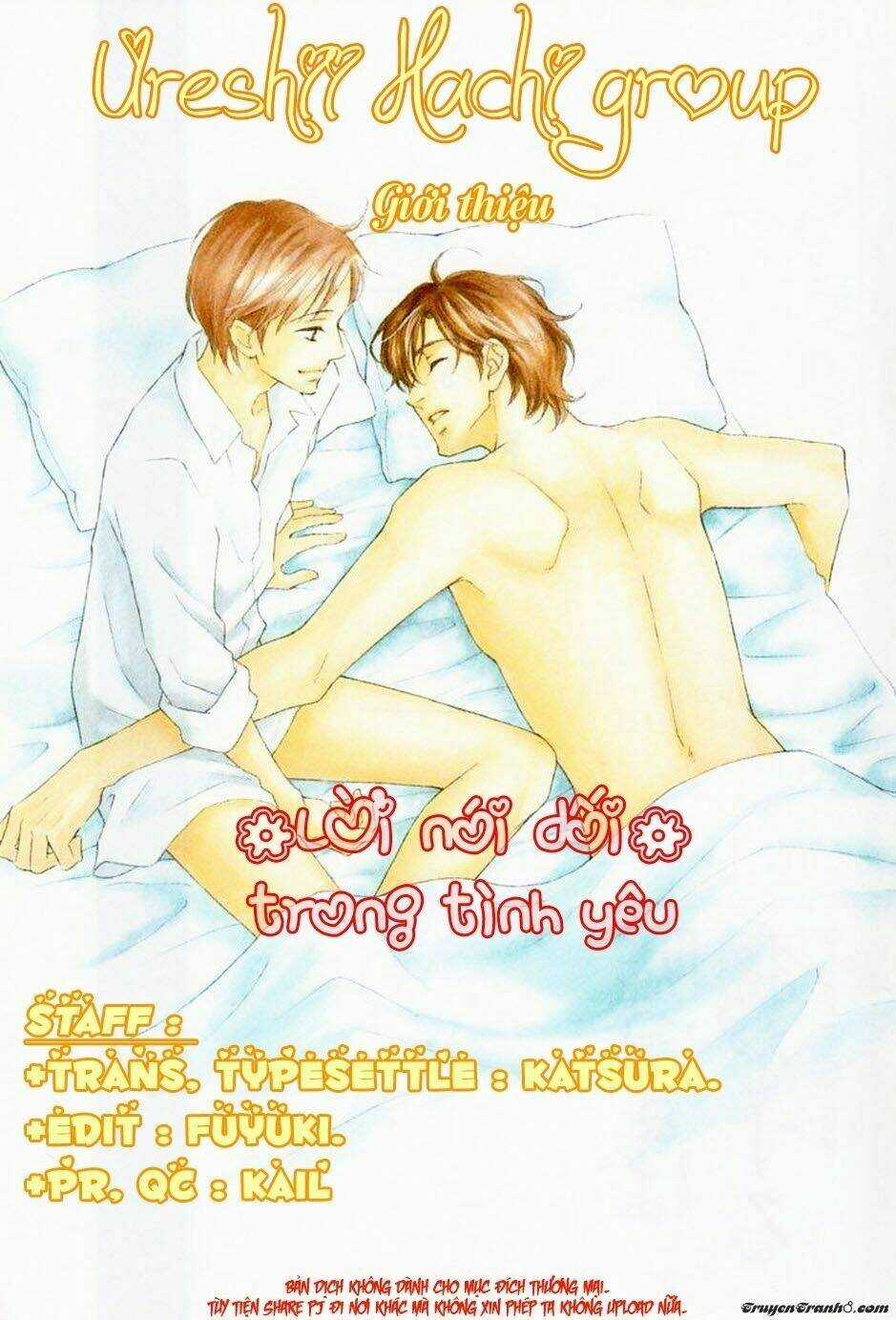 Usotsuki Wa Koi Wo Suru Chapter 1 trang 2
