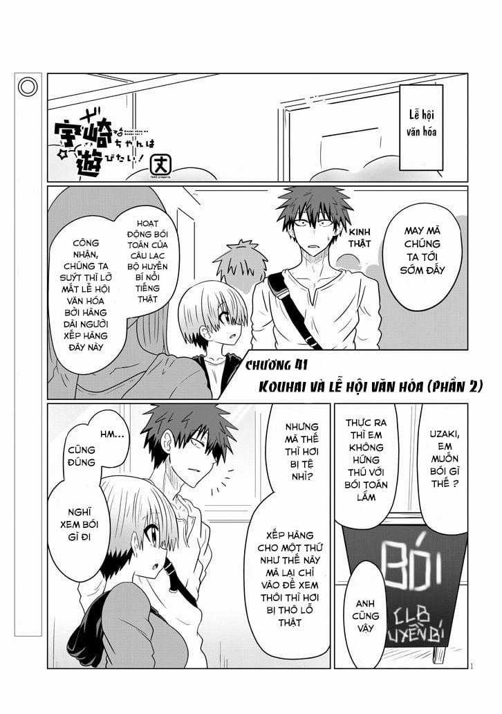 Uzaki-Chan Muốn Đi Chơi! Chapter 41 trang 1