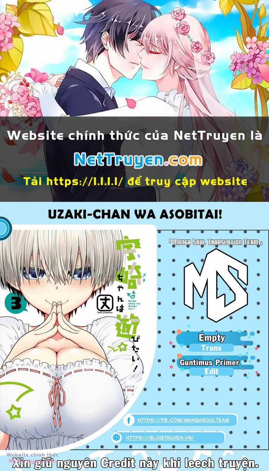 Uzaki-Chan Muốn Đi Chơi! Chapter 68 trang 0