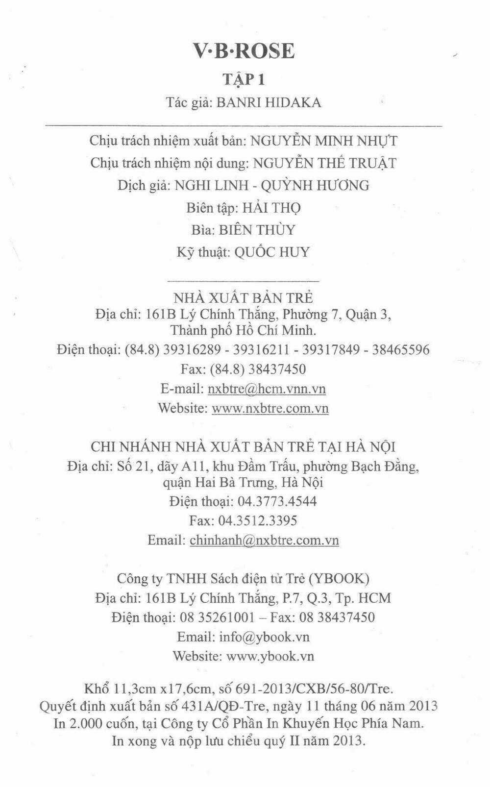 V.b.rose Chapter 1 trang 187