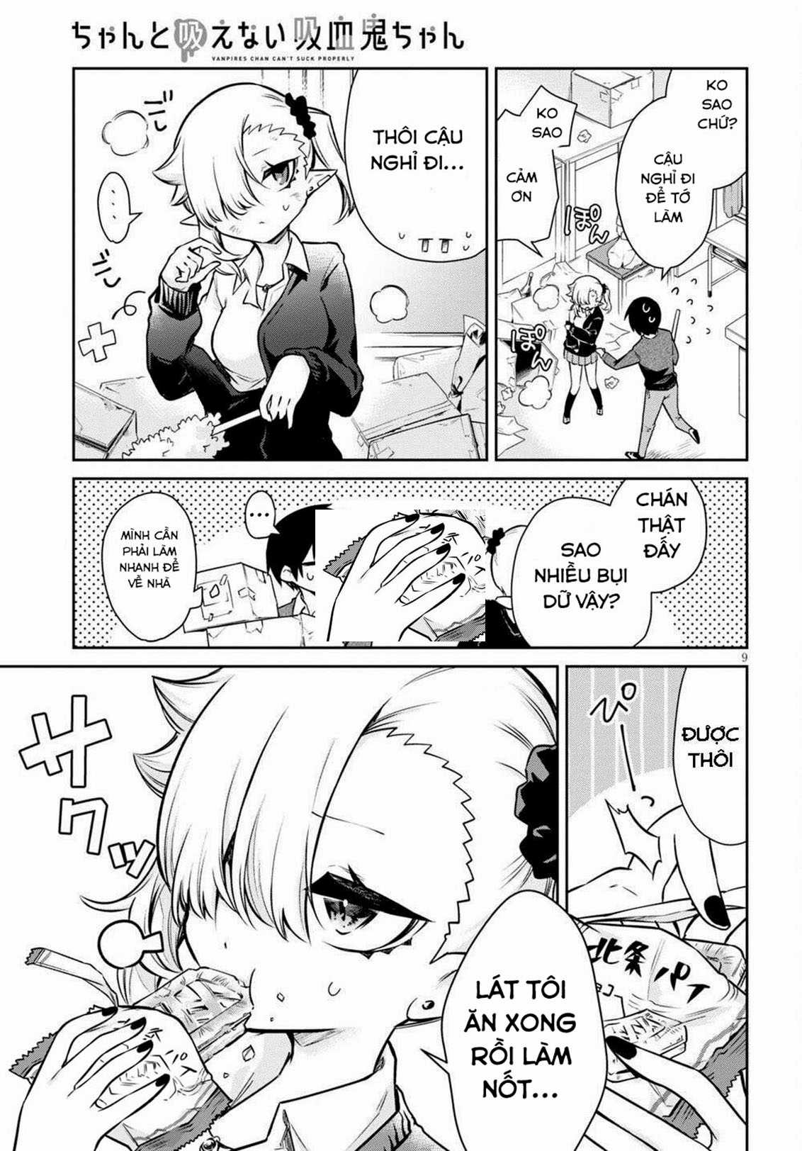 Vampire-Chan Can't Suck Properly Chapter 1 trang 9