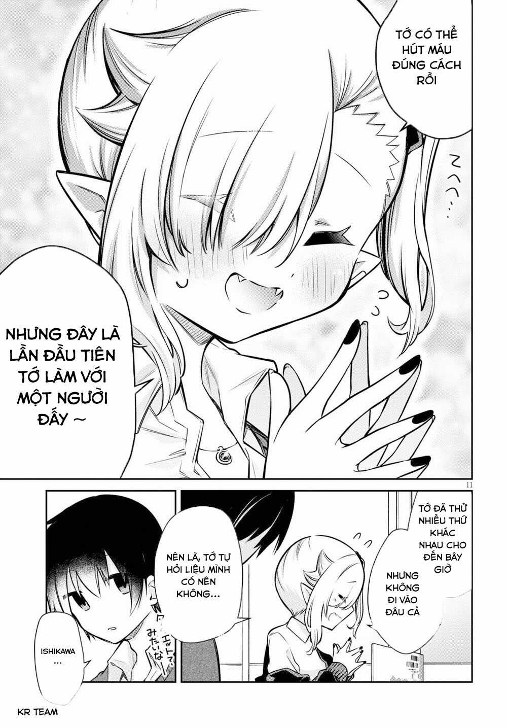 Vampire-Chan Can't Suck Properly Chapter 2 trang 11