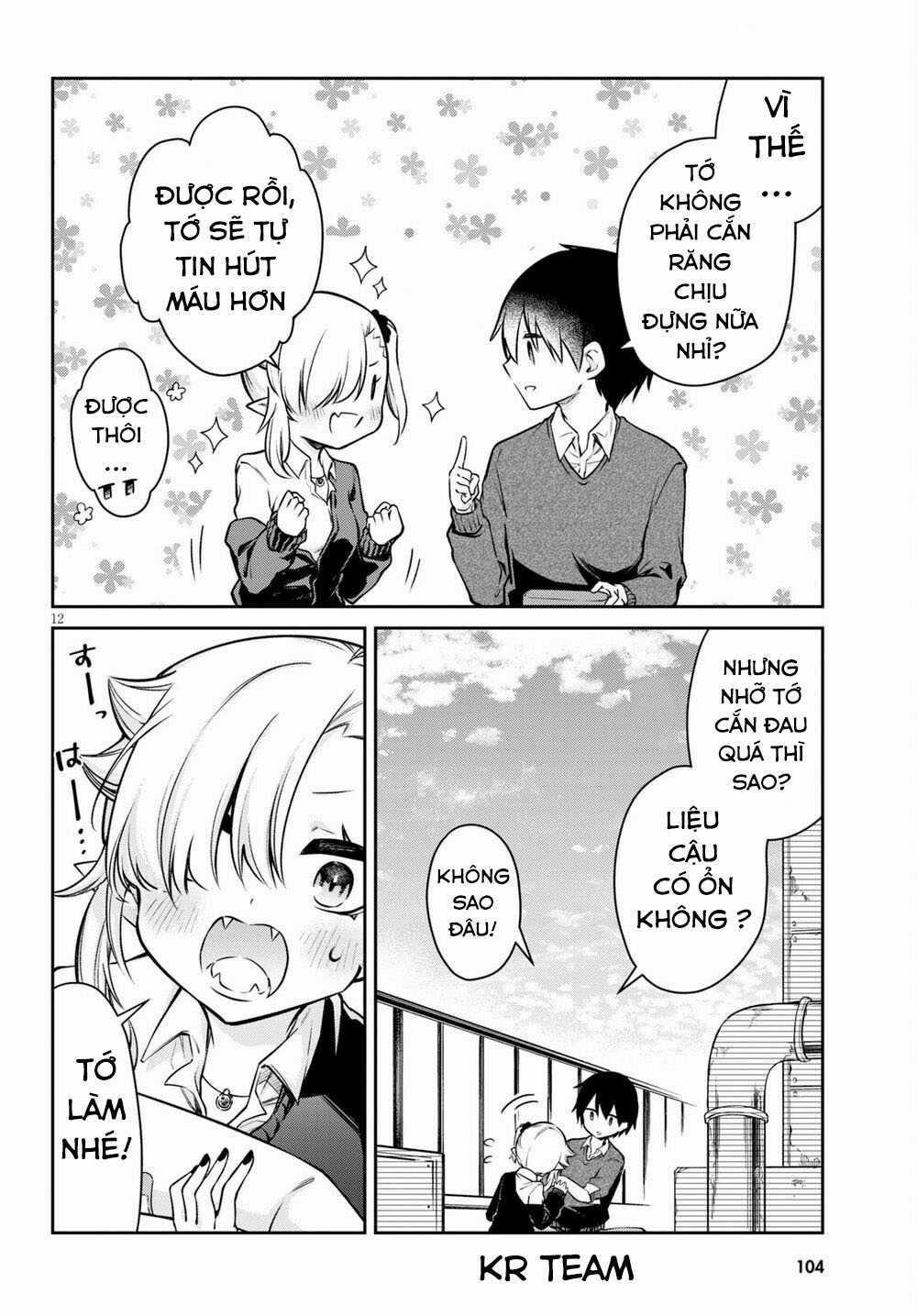 Vampire-Chan Can't Suck Properly Chapter 3 trang 12