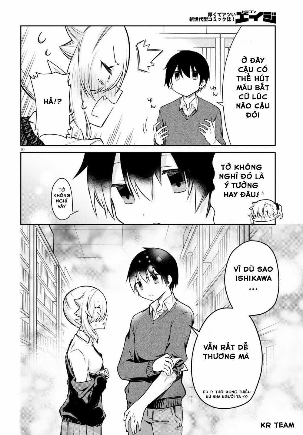 Vampire-Chan Can't Suck Properly Chapter 4 trang 10