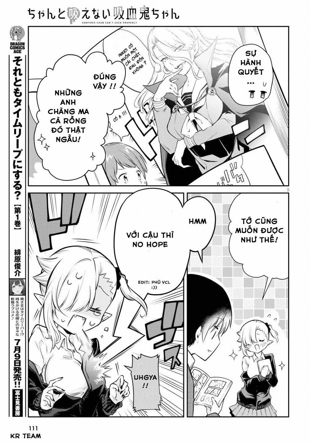 Vampire-Chan Can't Suck Properly Chapter 4 trang 5