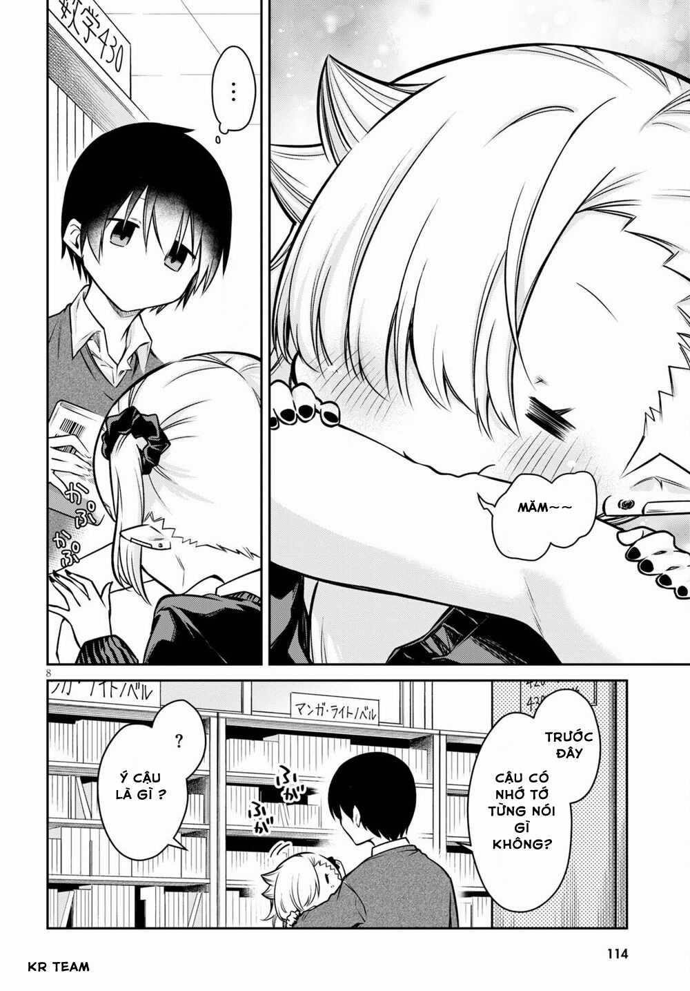 Vampire-Chan Can't Suck Properly Chapter 4 trang 8